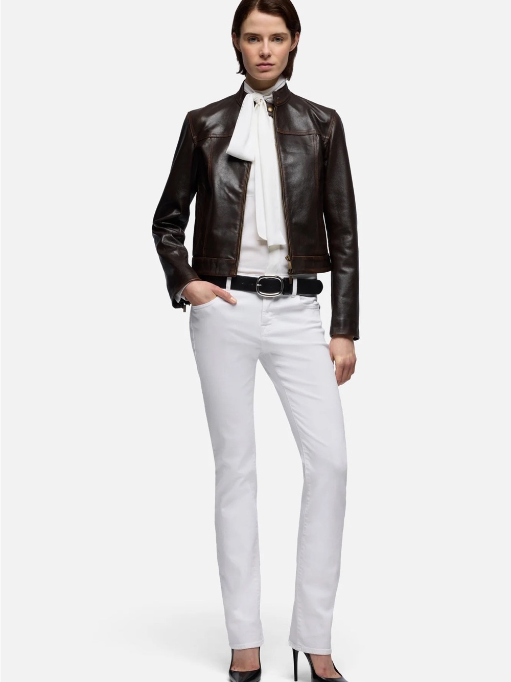 7 for all Mankind White Jeans